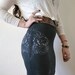 Dark Moth High Waist Mini Skirt