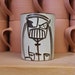 Mad Scientist Robot Mug w/Monocle.