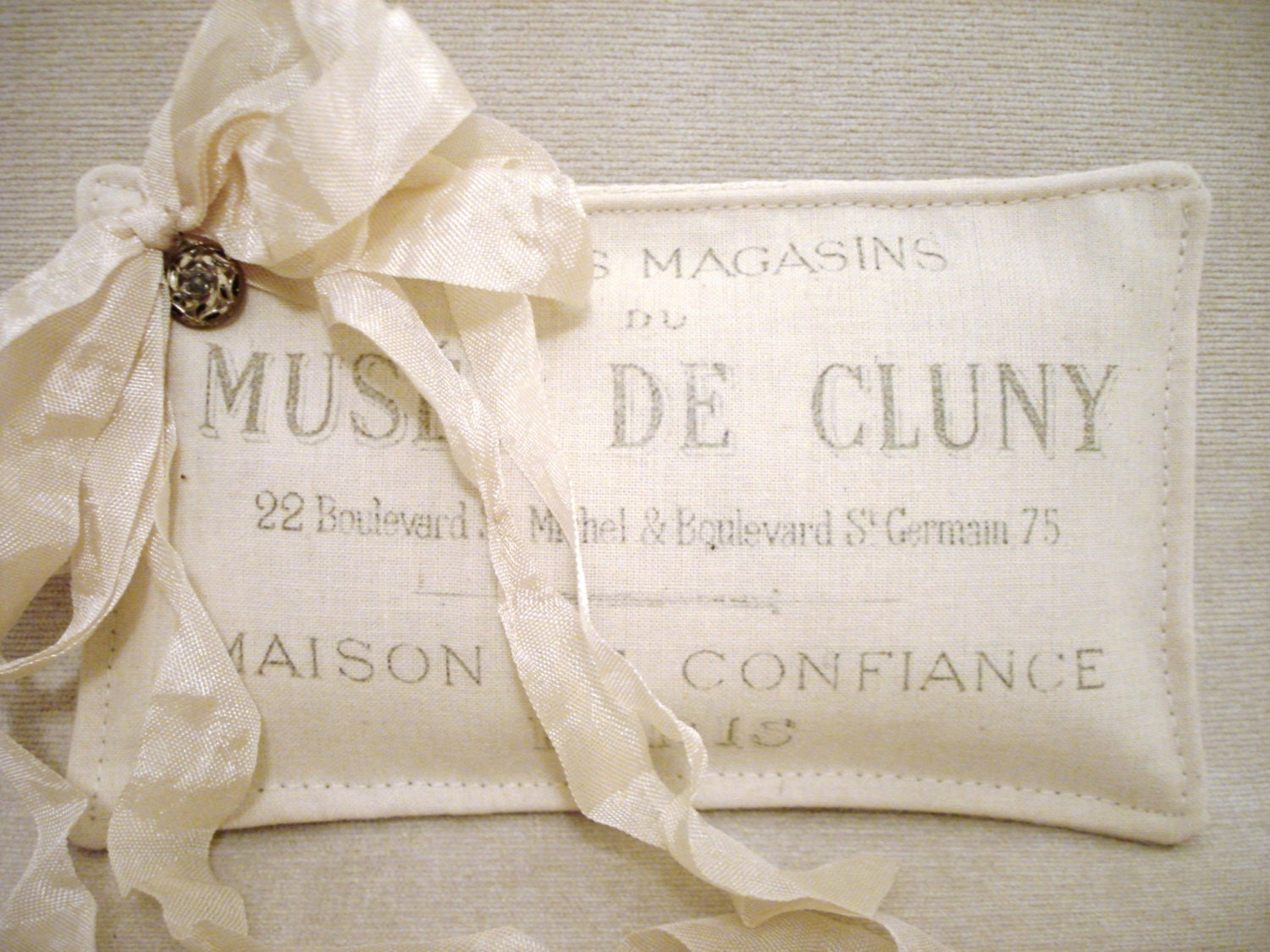 Beautiful Lavender Sachet with Vintage French by sewmanyroses