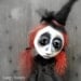 Halloween Witch ooak Gothic Art Doll Decoration Millicent