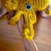 baby yellow ochre octopus