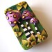 Mushrooms Needle Case Slide Top Tin