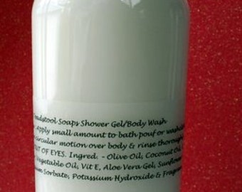 Nag Champa Body Wash Shower Gel Olive Oil Cocoa Butter Shea Butter Aloe Vera Gel