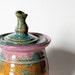 Pottery Jar in Colorful Glazes