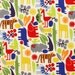 Alexander Henry 2D Zoo NEW Primary Fabric - By the Yard