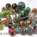 Lampwork Glass Bead Mix - Flowers
