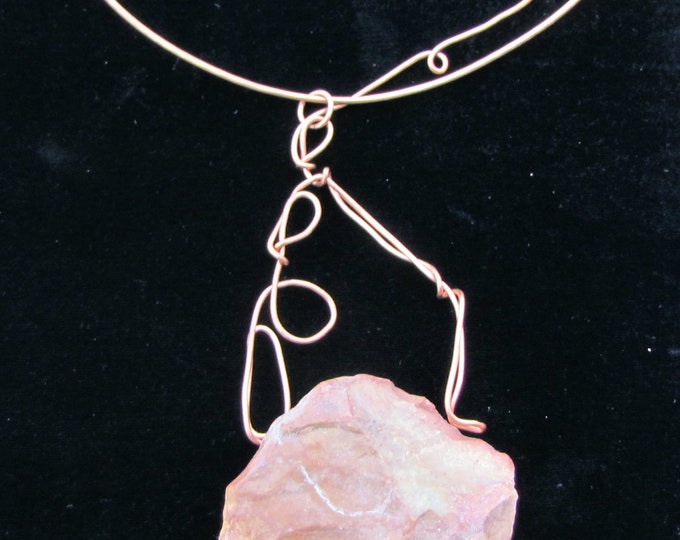 Copper Necklace * Yoga Jewelry * Patina Jewelry * Wire Wrapped Choker