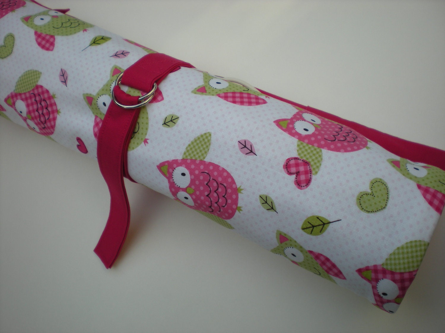 large knitting needle organizer knitting needle case owls