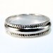 Sterling Silver Wedding Ring Millgrain Edge
