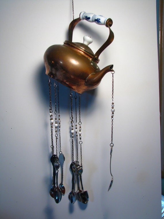 Copper Teapot Wind Chime
