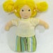 Tee and striped pants set for 8 inch waldorf doll