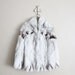 on layaway - fox fur coat / vintage fur jacket / gray and white fur