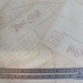 Reserved for catherine - 4 yards - 38.00 - Best Wishes Fabric - Red Post Cards - 1 Yard for 9.50 Dollars