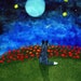 Siberian Husky Dog Art PRINT Todd Young painting Moon Rise