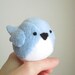Childrens Light Bluebird Stuffed Animal Kids Plush Toy
