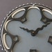 bicycle clock - simply blue