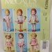 McCalls 6573 Retro doll clothes for 18" Dolls 7 outfits, accessories American Girl Doll Daisy Kingdom Doll