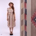 Vintage 60s Tribal Summer Dress / Aztec Print Dress / S to M