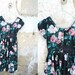 Vintage 1980 floral garden tea time dress size XXS/XS