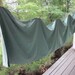 Large Vintage Tablecloth - Light Celadon Cotton Blend