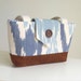 Ikat Wayfarer Purse - Handwoven Ikat from India - Faux Suede - Vegan