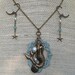 Set Mermaid Necklace Free Earrings - Nautical Charms Pearls - Jewelry By envisage