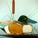 Stained Glass Northern Shoveler Drake Suncatcher