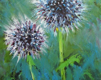 Floral 56 16x20inch print of oil painting by Roz