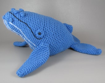 Humpback Whale - PDF amigurumi crochet pattern