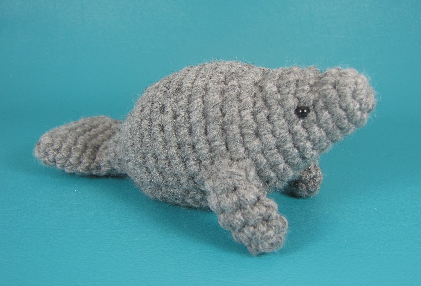 Manatee PDF amigurumi crochet pattern
