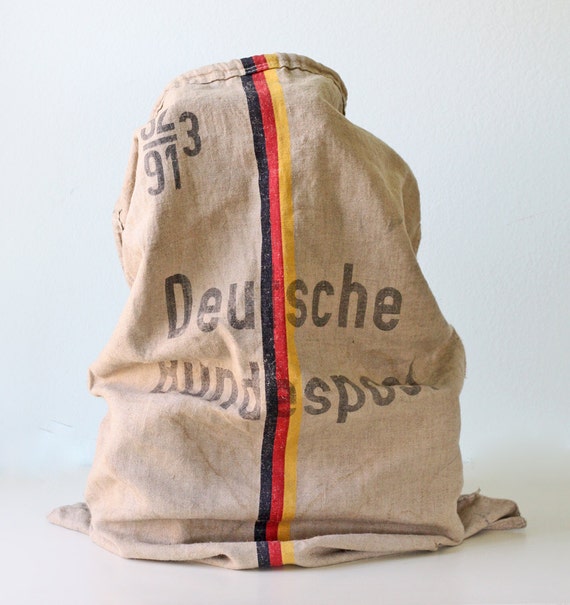 Vintage German Mail Bag Deutsche Bundepost