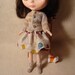 Blythe Variegated Neutral Shades Sweater and Socks