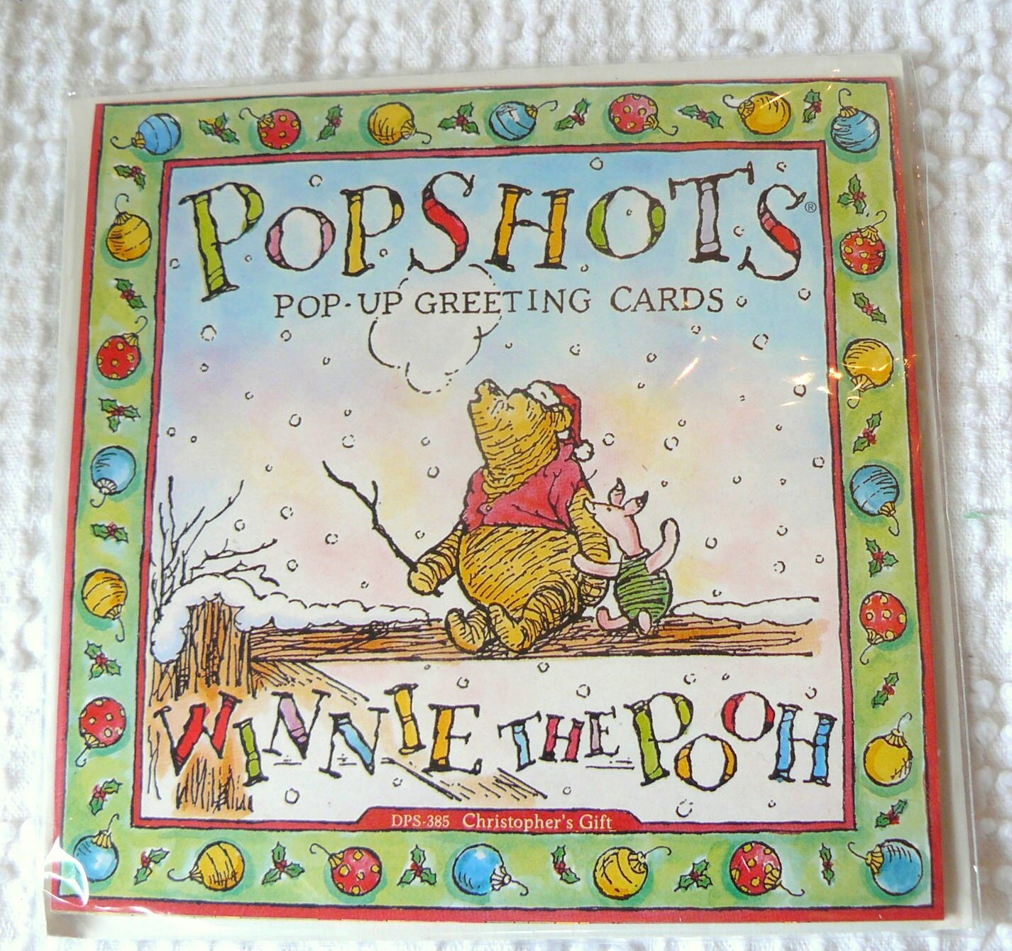 Classic Winnie The Pooh Holiday Pop Up by VintageJoysAndJewels