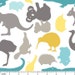 By the Yard Mint Blossom DOWN UNDER 4588-61 Fabric Northcott