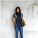 Unisex Jersey Scarf - VIRGO - Zodiac Astrology Constellation on Heather Black - Gift Accessory by Blackbird Tees - CLOSEOUT