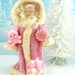 Pink Santa Clause Doll Art Miniature