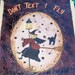 Halloween Witch Seasonal Flag Banner Hand Painted One of a Kind OFG