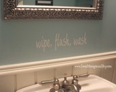 Items Similar To Bathroom Vinyl Wall Decal On Etsy