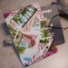 Passport Wallet in Travel Stamp Fabric