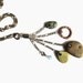 Beach Stone Necklace Mixed Metals Eco Friendly Beach Stones Swarovski Crystal Beach Stone Jewelry by Hendywood