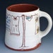 Clothesline Coffee Mug Terracotta Clay 12 fl. oz -AI