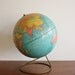 1960s globe with metal base