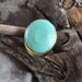 925 Silver Turquoise Antique inspired Ring