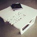 Reserved for Igor // AD Rustic Block // 24 x 24 x 18H // White Lacquer