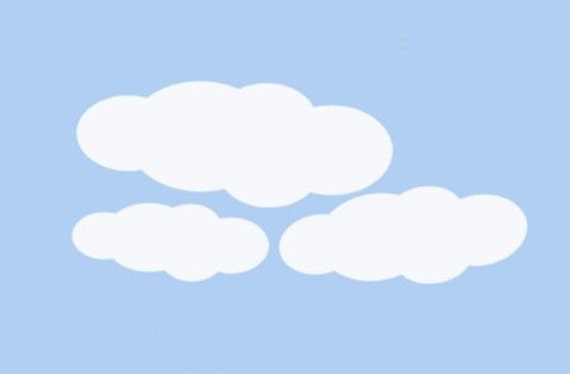 Items similar to Cloud  Vinyl Wall Decal Sticker  Graphics 