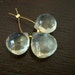 Scapolite Faceted Hearts - Trio - 8.5 to 10mm
