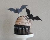Halloween Bat Cupcake flags - Set of 12 Il_170x135