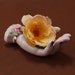 China Ladies Hand Rose Vase Lipstick Holder Vanity Vtg