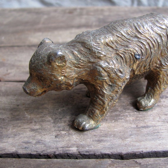 metal bear figurine