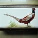 Vintage Italian Leather Box with Porcelain Top